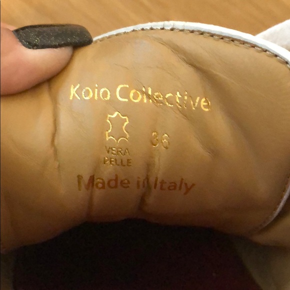 Koio Collective white leather sneakers - Picture 4 of 4